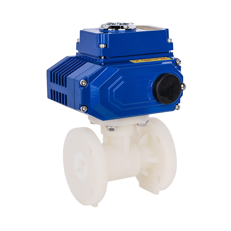 PVDF D941F-10F 電動法蘭球閥 DN20-300 20A-300A日標